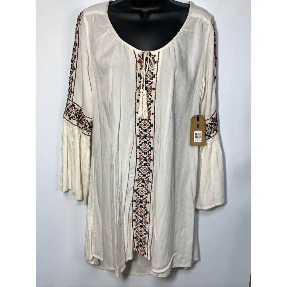 Billabong Women's Juniors Stone Melody White Dress Cover Up Size Small NWT